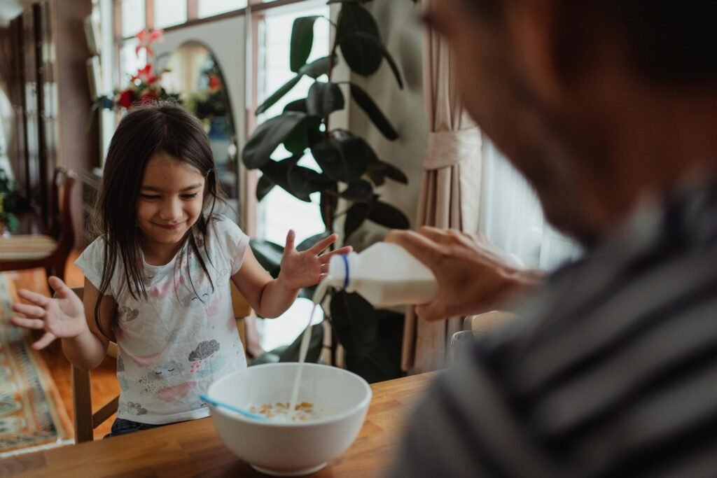 Healthy breakfast cereal and fruit on table in New Zealand giveaway